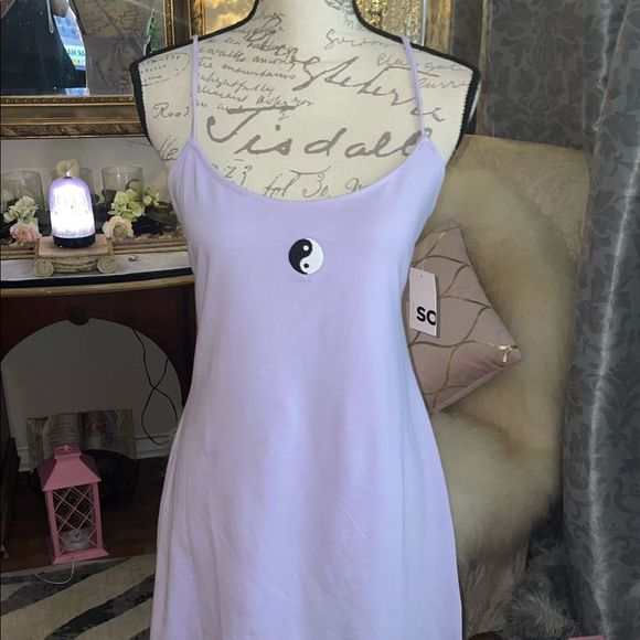 LAVENDER SUNDRESS W:YIN& YANG TIE BACK - Picture 10 of 10